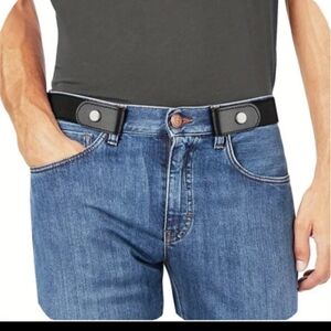 No Buckle Belt Adjustable to Fit Most